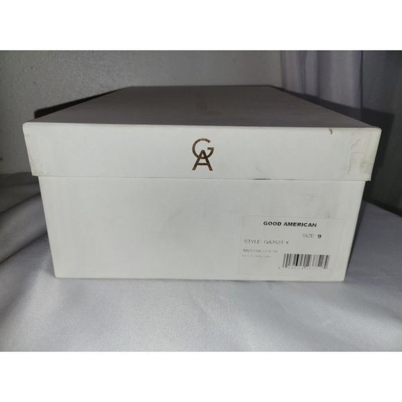 Good American Mule Heel Women Terry Cloth Black Size 9 GA353T-X - Picture 5 of 6